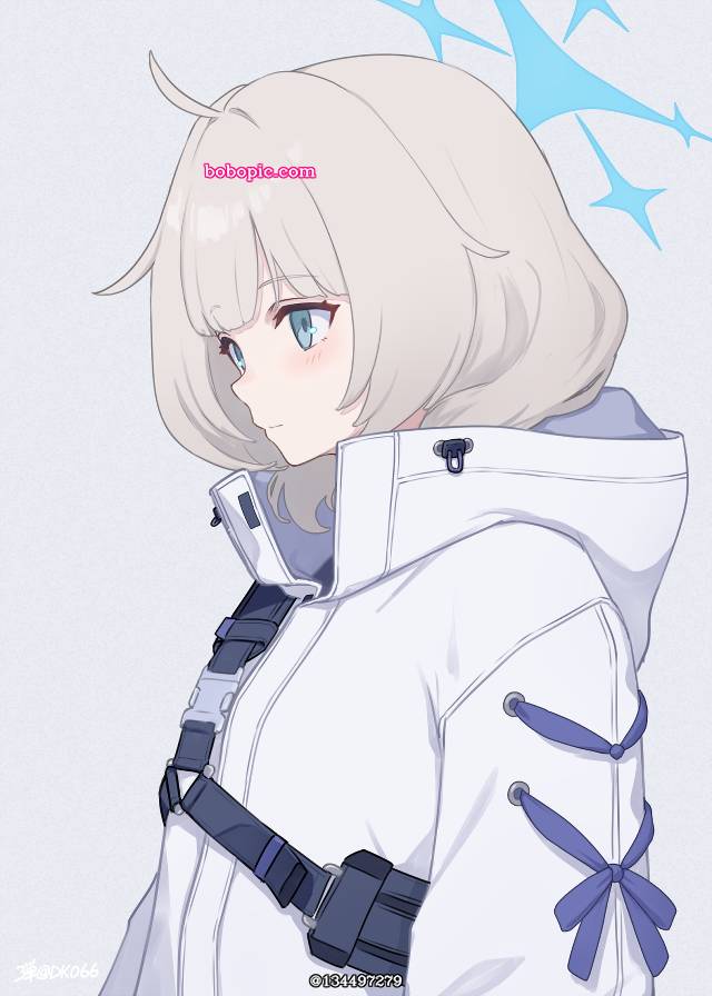 碧蓝档案, Arius Squad, Arius Branch School, 金发碧眼, 侧脸