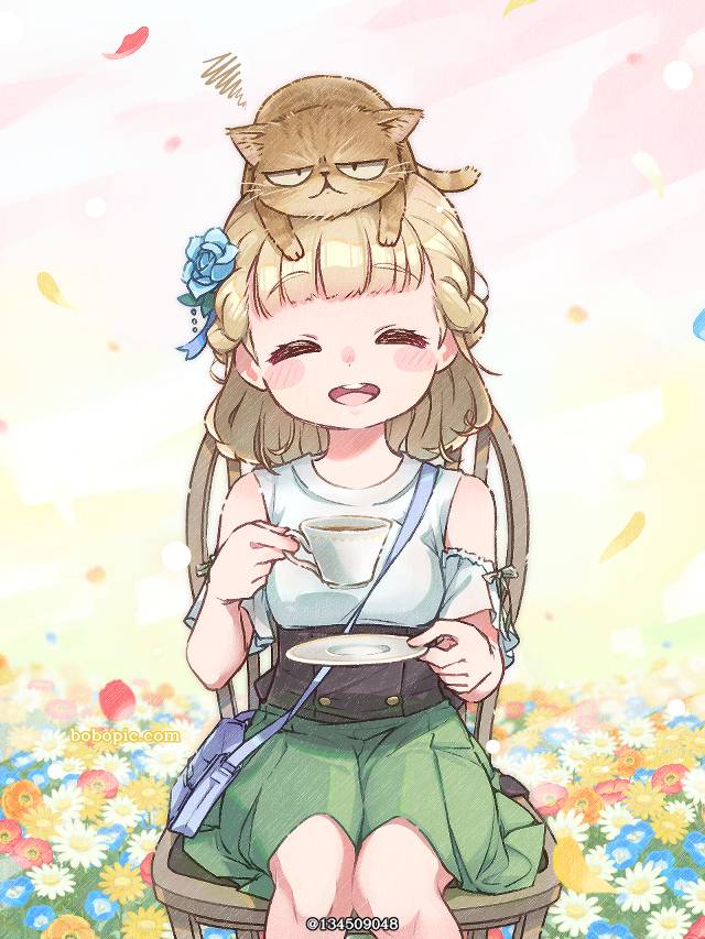 原创, 女孩子, cat