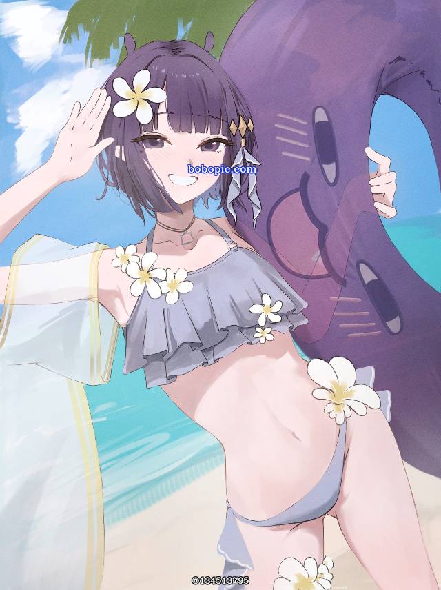 Hololive, 虚拟主播, 一伊那尔栖, Ninomae Ina'nis, 泳装, 夏天