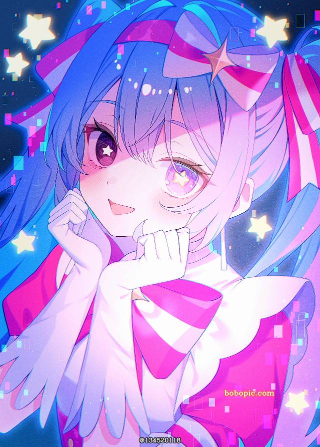 初音未来, 女孩子, Vocaloid, 双马尾, magical girl, vocaloid