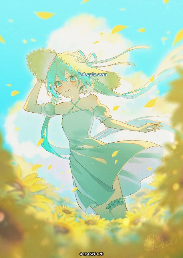 初音未来, sunflowers