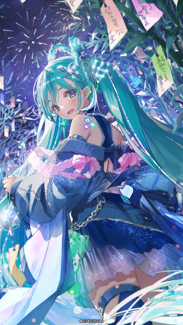 初音未来, VOCALOID 500收藏, VOCALOID 1000收藏, 双马尾