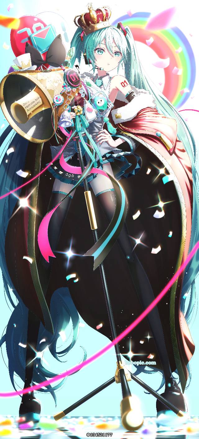 Hatsune Miku birthday festival, Magical Mirai, 初音未来, VOCALOID 500收藏, VOCALOID 1000收藏, 双马尾