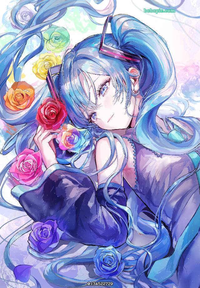 初音未来, VOCALOID 1000收藏, 初音未来与花