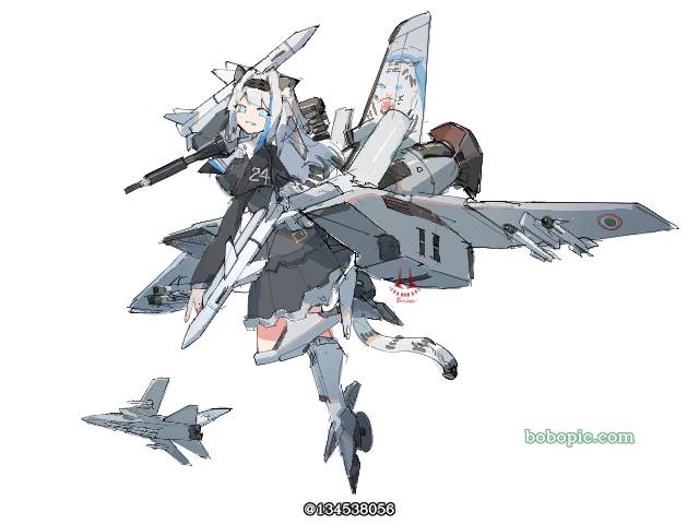 兵器拟人, two dimensions, drawing on board, personification, 娘化