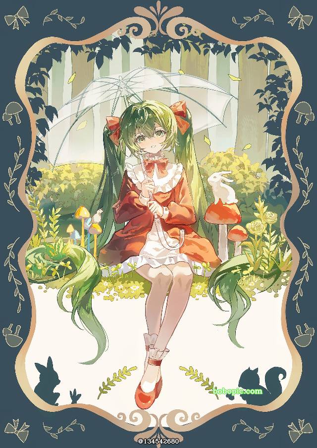 初音未来, illustration, VOCALOID 100收藏