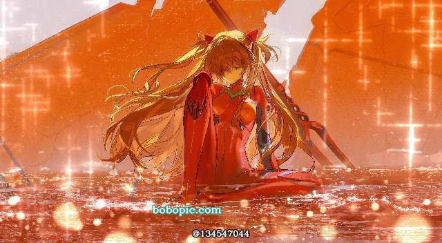 明日香, 惣流·明日香·兰格雷, red hair