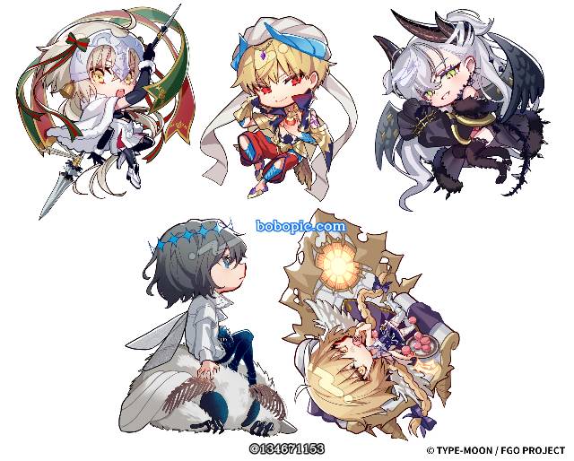 贞德·Alter·Santa·Lily, 吉尔伽美什(Caster), 奥伯龙（Fate）, Metatron Jeanne