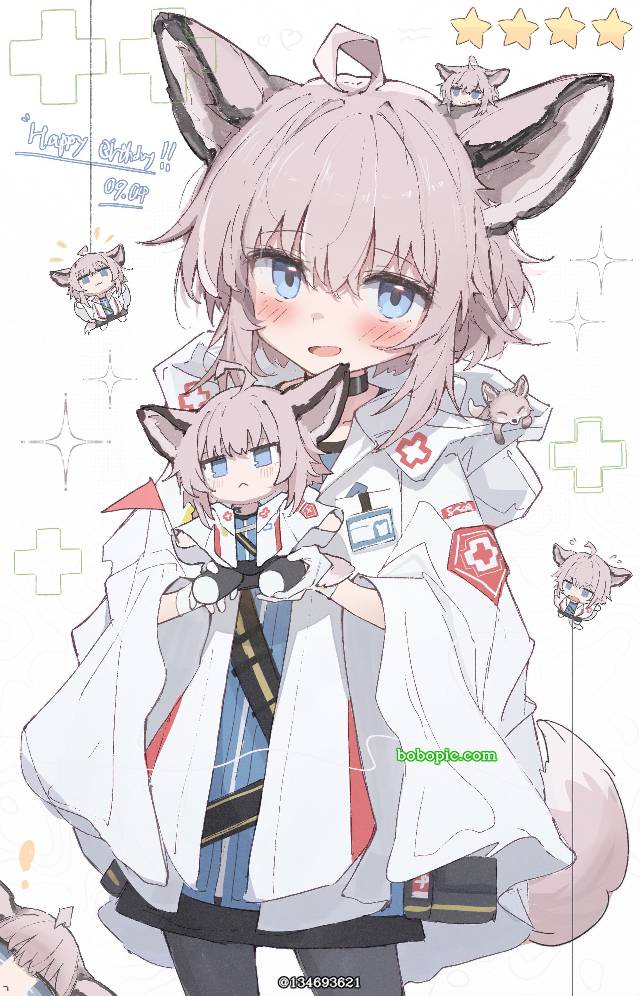 Arknights, 明日方舟, 女孩子, animal ears, 苏苏洛（明日方舟）, 生日