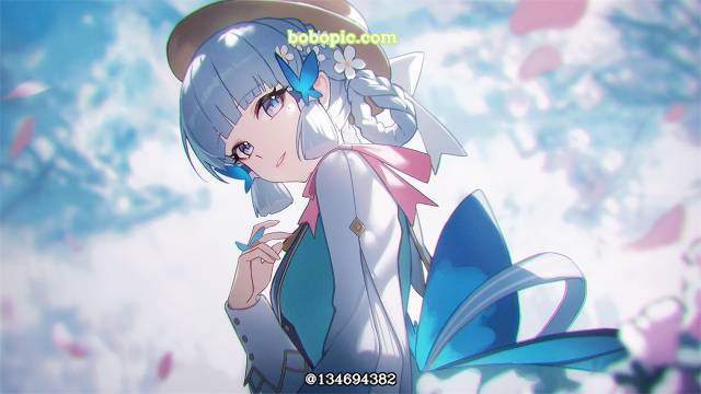 Genshin Impact, 女孩子, Ayaka Kamisato, young girl, 原神100收藏, 花时来信