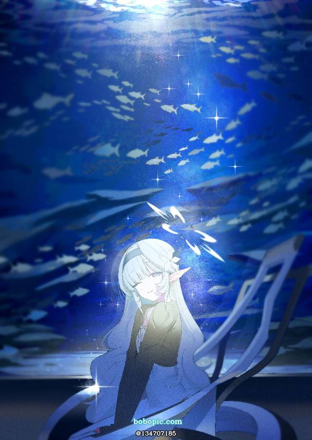 碧蓝档案, 明星日鞠, 精灵耳, aquarium, Blue Archive 1000+ users
