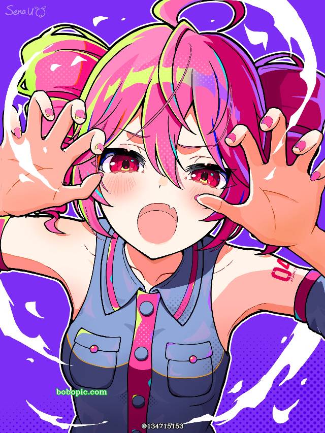 重音Teto, Vocaloid, vocaloid, roar, effect, colorful