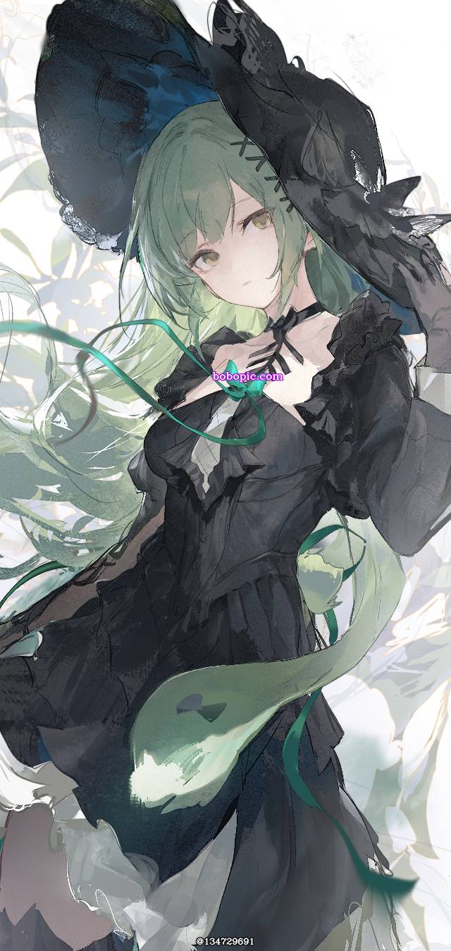 明日方舟, 女孩子, green hair