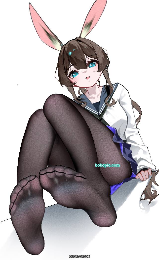 阿米娅（明日方舟）, 黑丝袜, Amiya, Arknights, 明日方舟, 黑裤袜, 脚底, 魅惑的大腿, 着袜足底