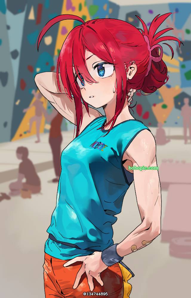 女孩子, 我家孩子, bouldering, Muscular, 无袖