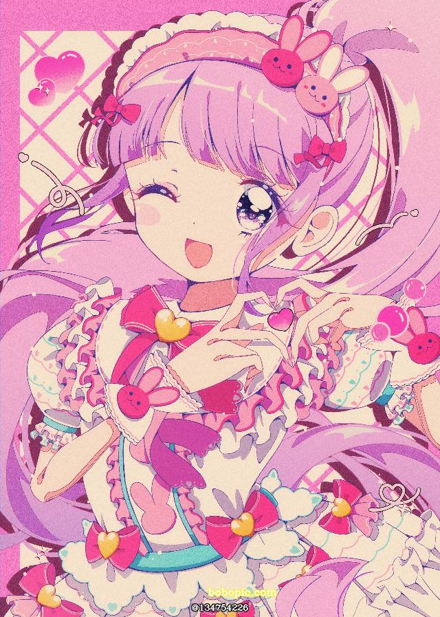 美妙天堂, 美妙天堂 偶像时间, Manaka Non, 复古, anime coloring