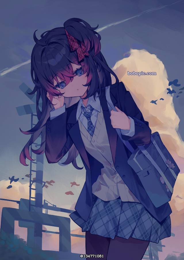 幸福甜蜜生活, 神户盐, 女孩子, young girl, 插画, uniform, girl