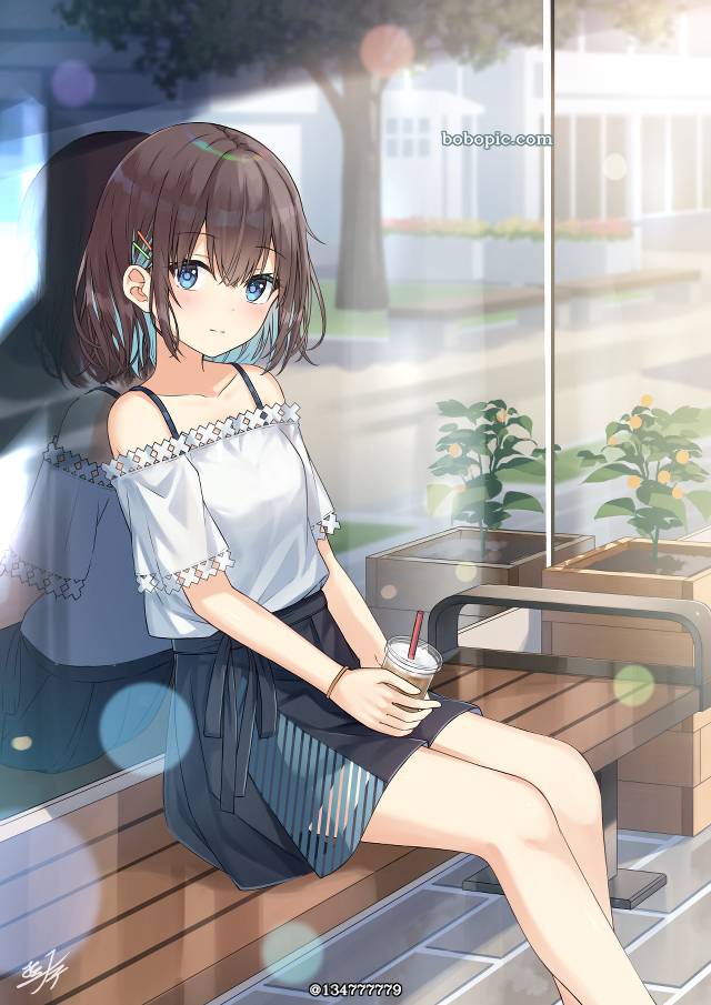 女孩子, 原创, inner color, 露肩