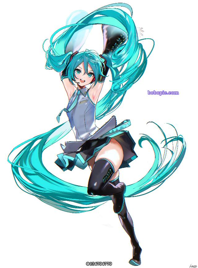 女孩子, young girl, Vocaloid, vocaloid, 插画, 初音未来, miku