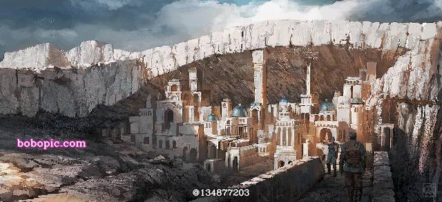 风景, background, archeological site​