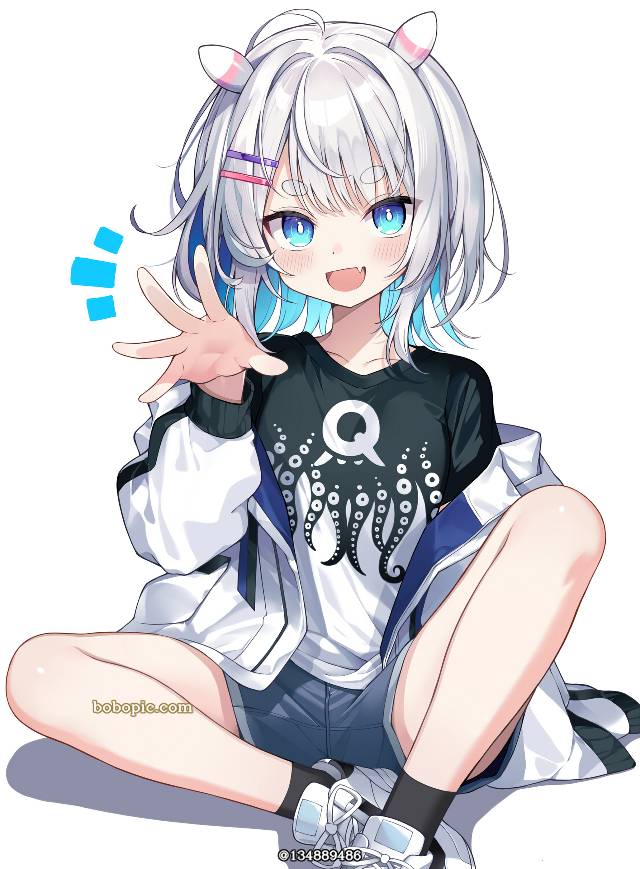 原创, 女孩子, 商业绘图, 虚拟主播, 连帽衫