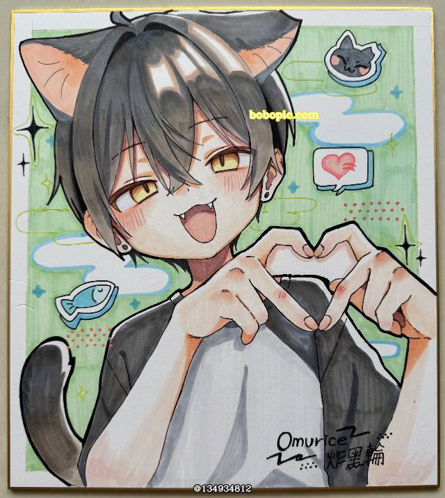 marker, copic马克笔, Shota, 正太, 男孩子, young boy, 兽耳正太