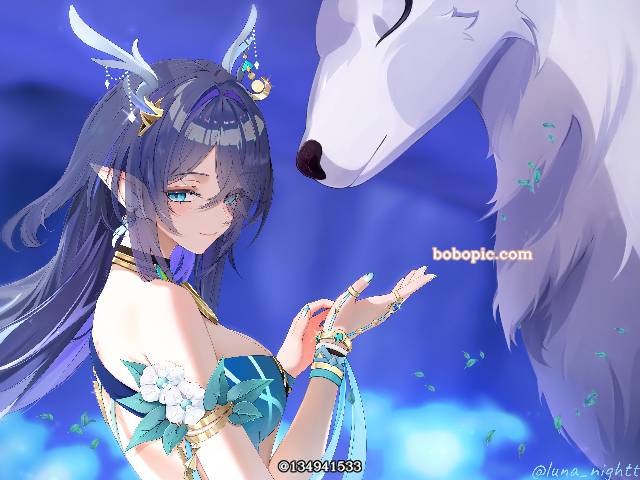 女孩子, Genshin Impact, large breasts, Houko Kuwashima