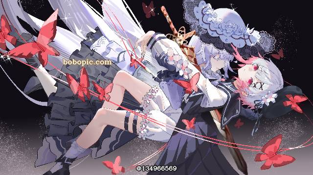 女孩子, 白发, 魔法少女的魔女审判