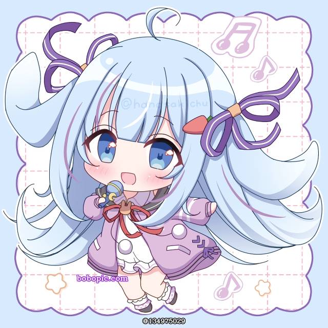 虚拟主播, chibi, 兽耳, carrot
