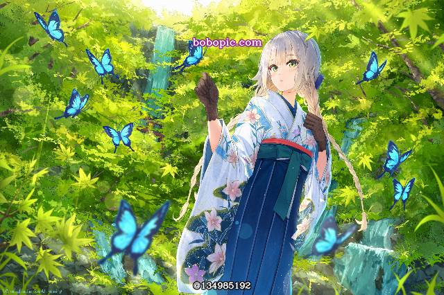彩虹社, Shioriha Ruri, 虚拟YouTuber 500收藏, kimono