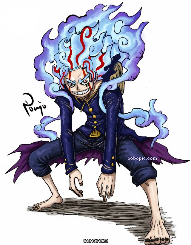 ONE PIECE, 路飞, Gear 5, Dandadan, Okarun
