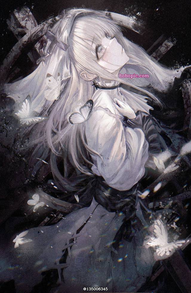 Mano mackerel, Merle, 魔法少女的魔女审判, 白发