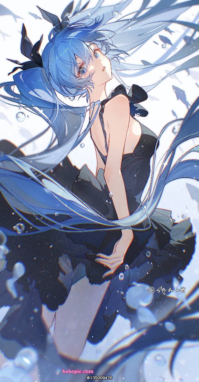 可爱, 插画, beautiful girl, 女孩子, miku, hatsune, 初音未来, VOCALOID 500收藏