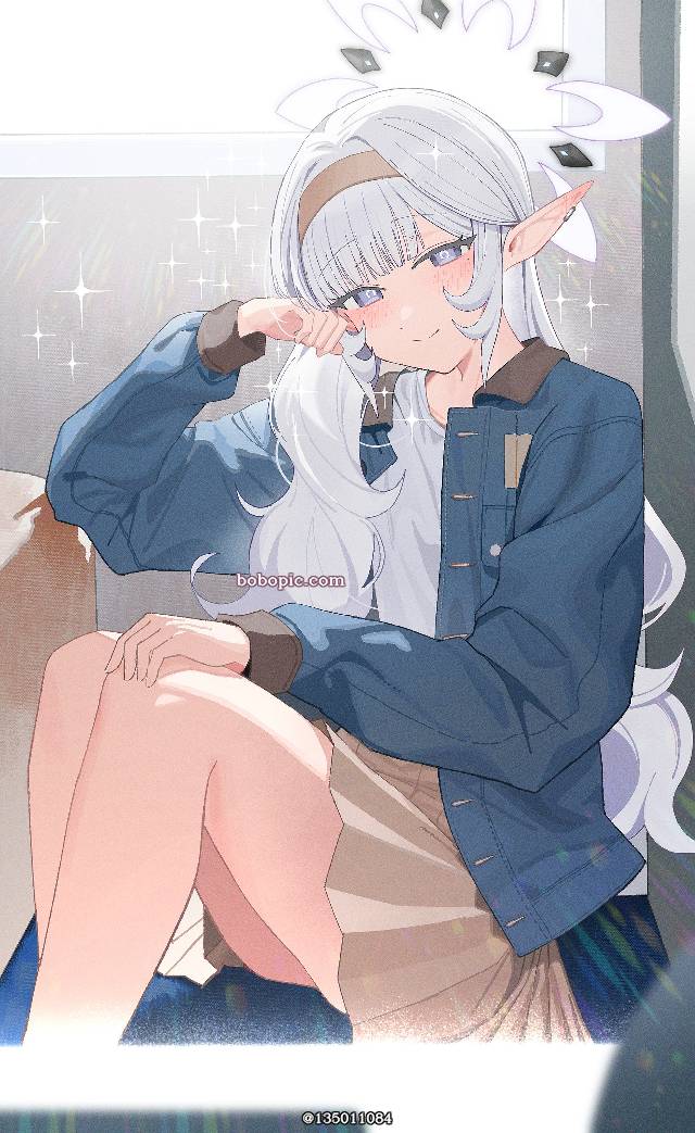 碧蓝档案, 明星日鞠, 精灵耳, casual clothes