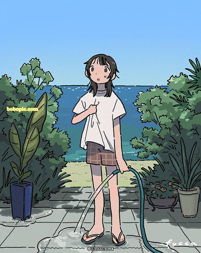 原创, 女孩子, 风景