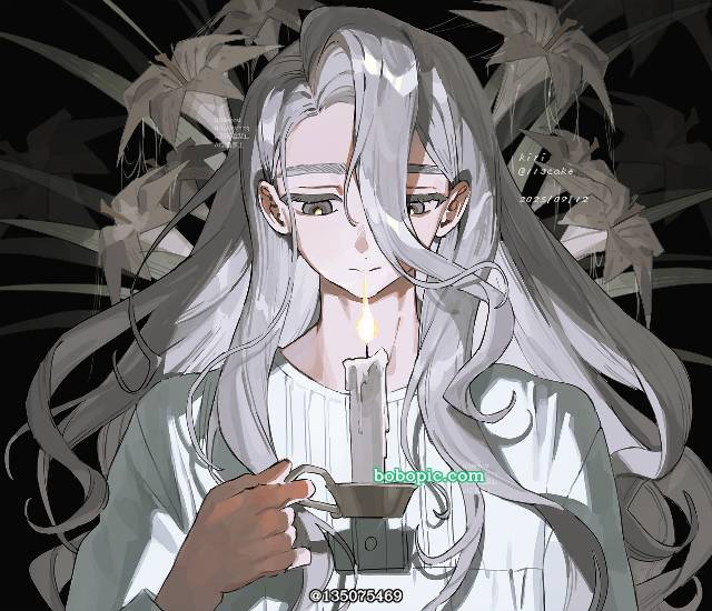 原创, young boy, long-haired boy