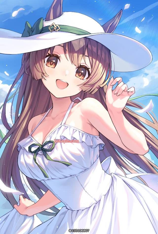 赛马娘Pretty Derby, 马娘, 里见光钻（赛马娘）, 白色连衣裙