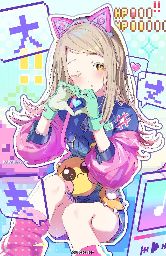 Gakuen IDOLM@STER, Hiro Shinosawa, 双手比心