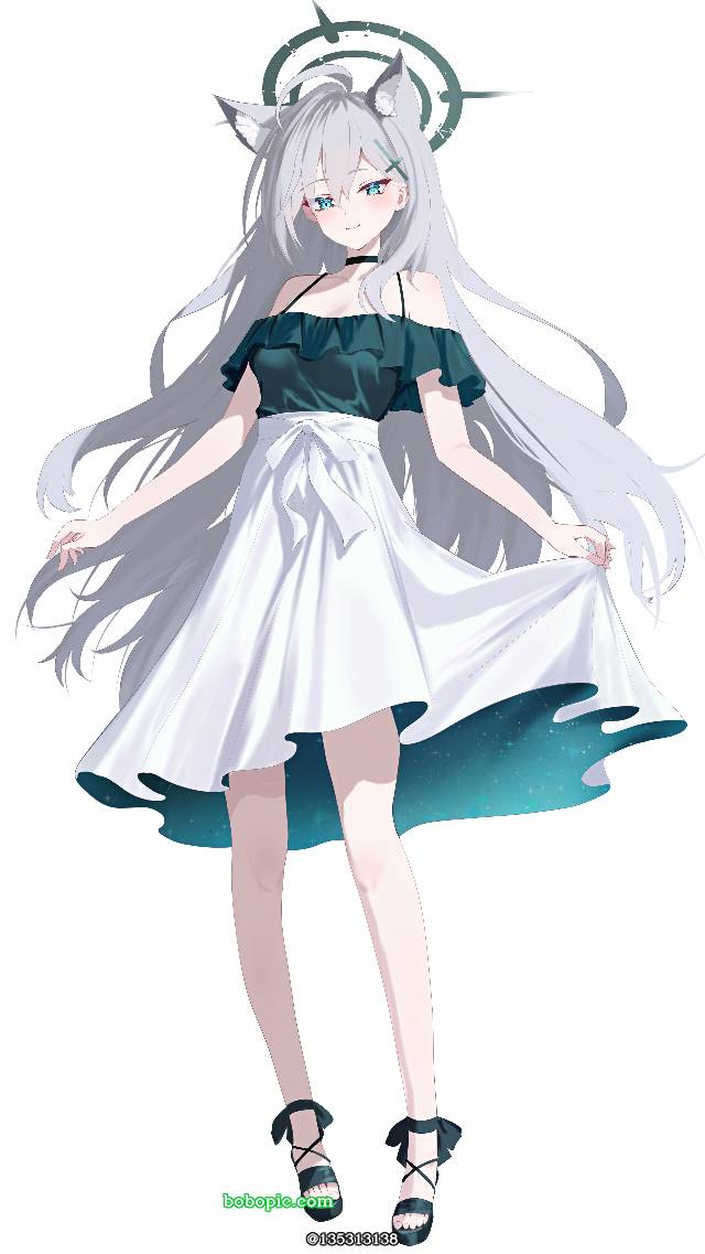 Sunaookami Shiroko, Shiroko (Blue Archive), Shiroko Terror, 碧蓝档案, sandals