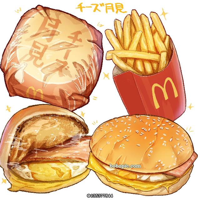 食物, 原创, 麦当劳, 汉堡包, fries