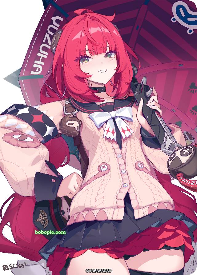 小女孩,晴空化狸,浮波柚叶,游戏同人,绝区零图片