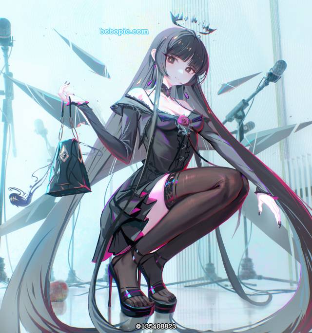 明日方舟, 阿尔图罗（明日方舟）, 塑心（明日方舟）, black hair