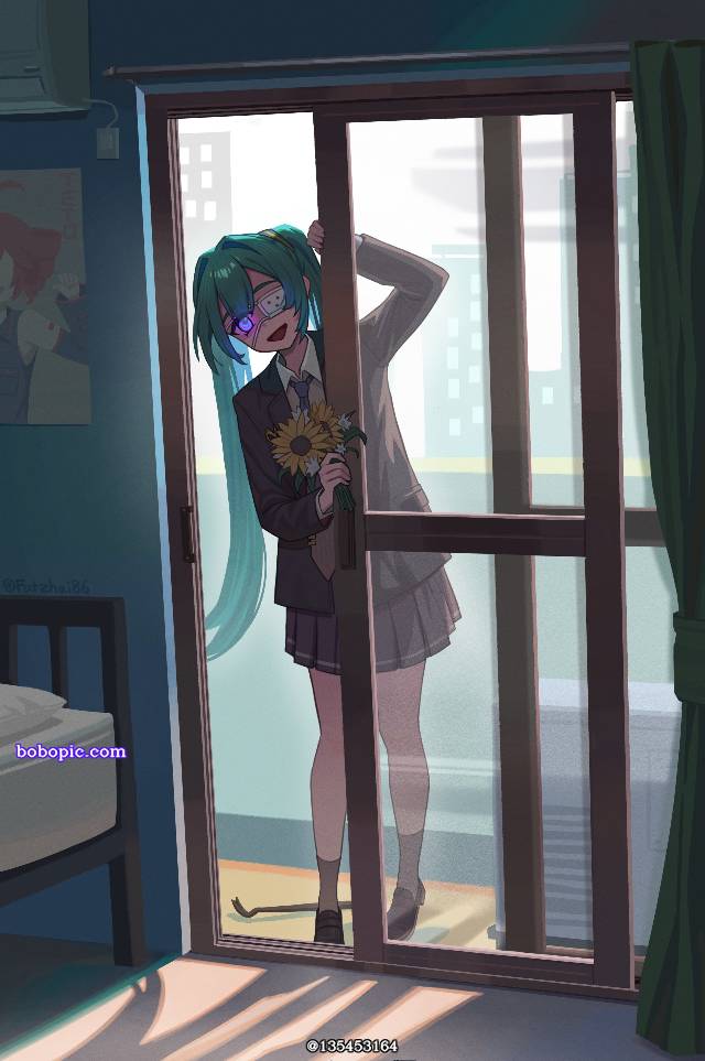 初音未来, 双马尾, hatsune