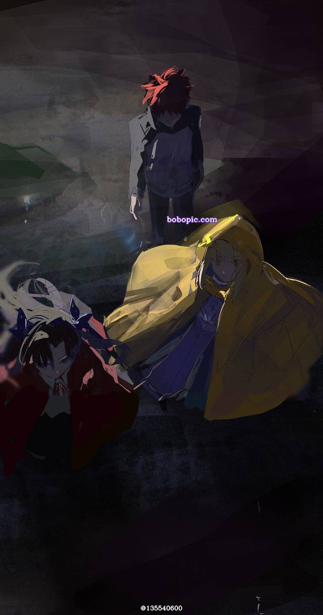 阿尔托利亚·潘德拉贡, raincoat, 远坂凛, 卫宫士郎