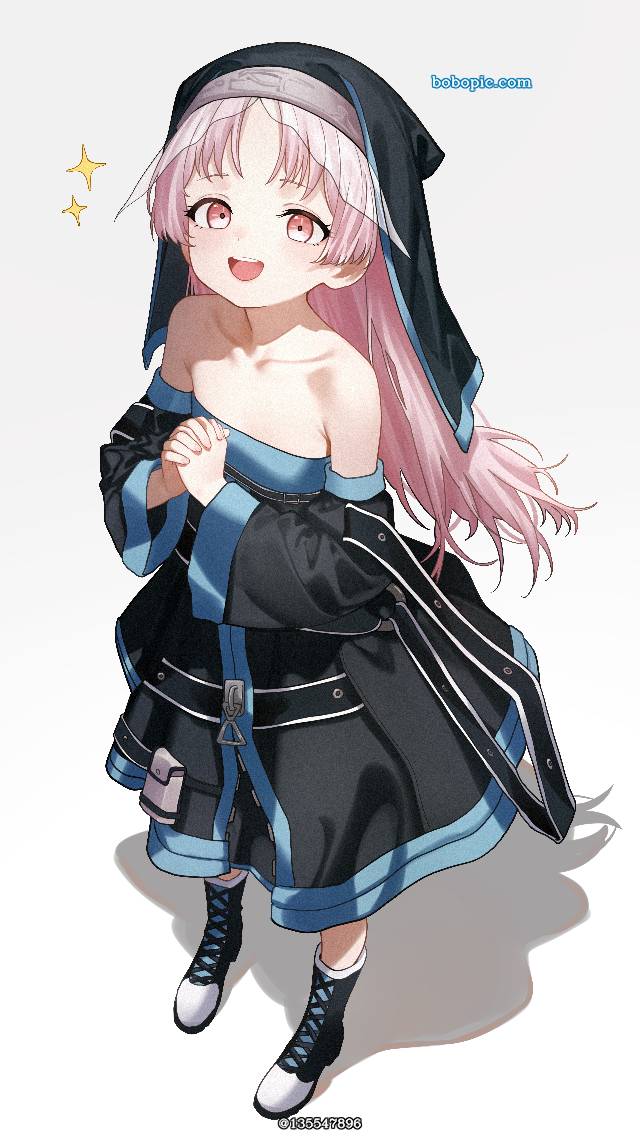 修女, 女孩子, 萝莉, 平胸, 粉色头发