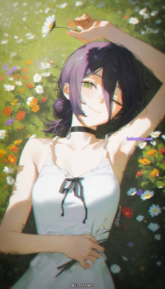 Chainsaw Man, Chainsaw Man, Reze, 电锯人100收藏, 花和女孩子