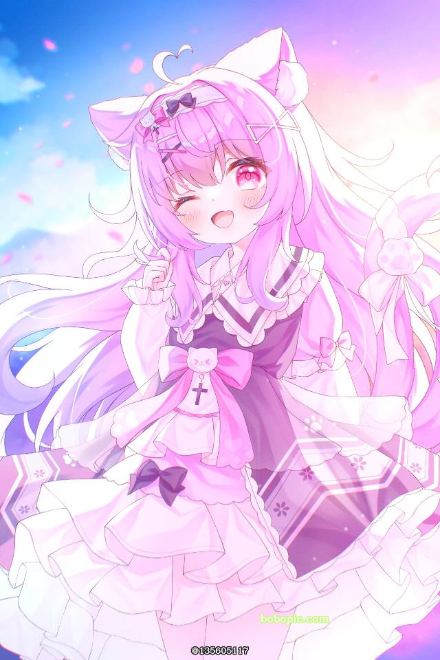 女孩子, cat ears, 萝莉