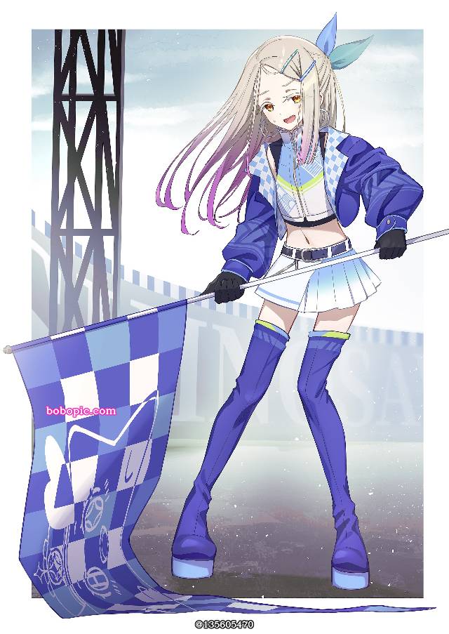 Hiro Shinosawa, Gakuen IDOLM@STER, 肚脐, 赛车女郎