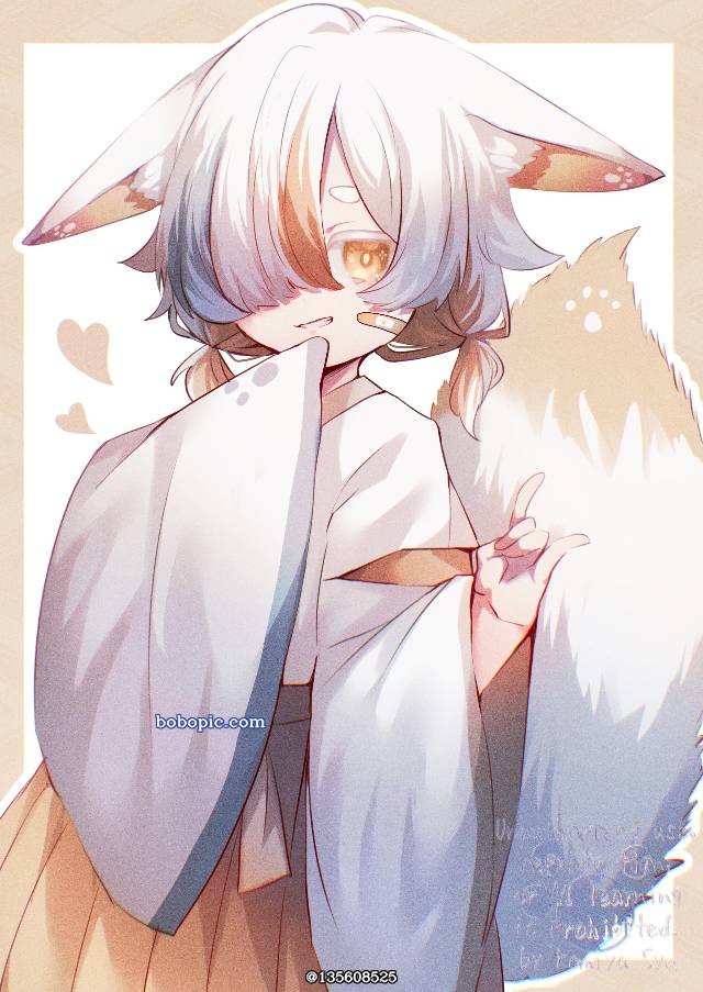 原创, 原创, fox ears, kimono, unisex