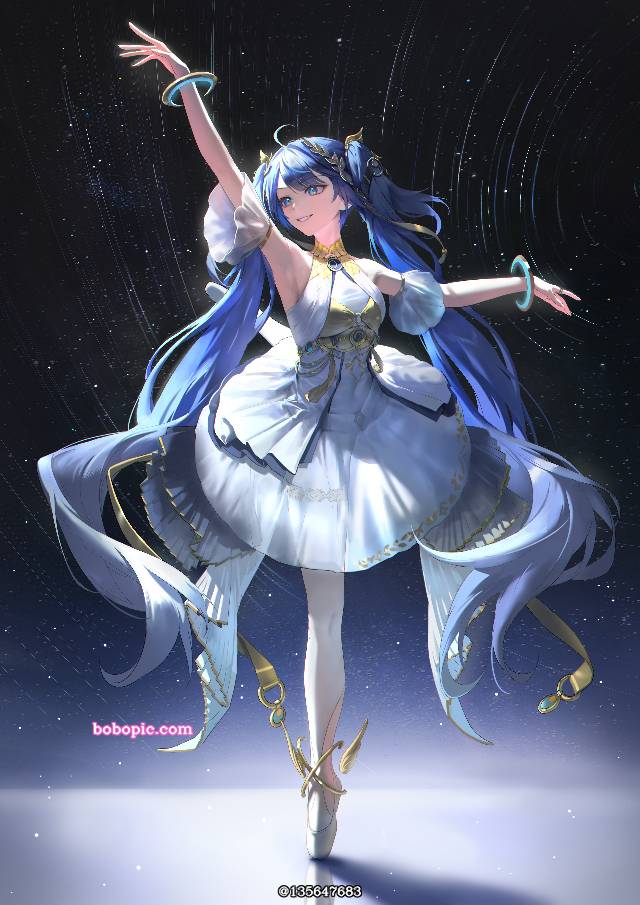 Wuthering Waves, 女孩子, 插画, 芭蕾, Elegant